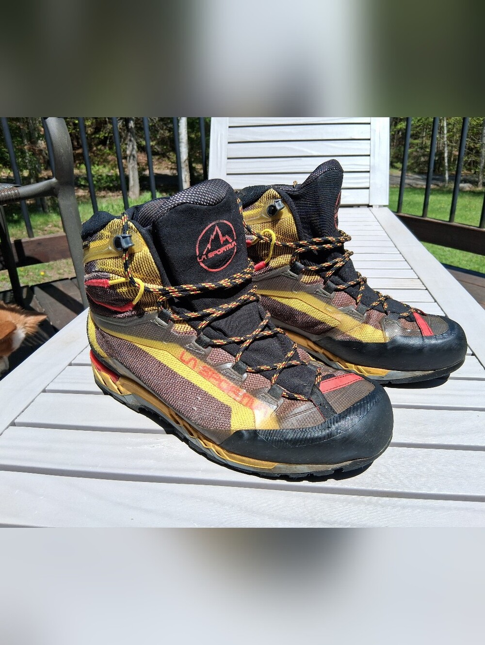 La Sportiva Men's Yellow Black Red Hiking Boots